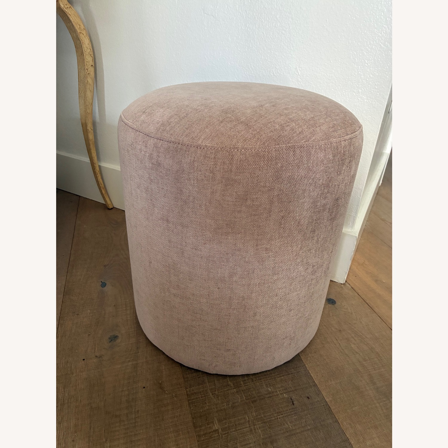 West Elm Auburn Pink Ottoman - image-2