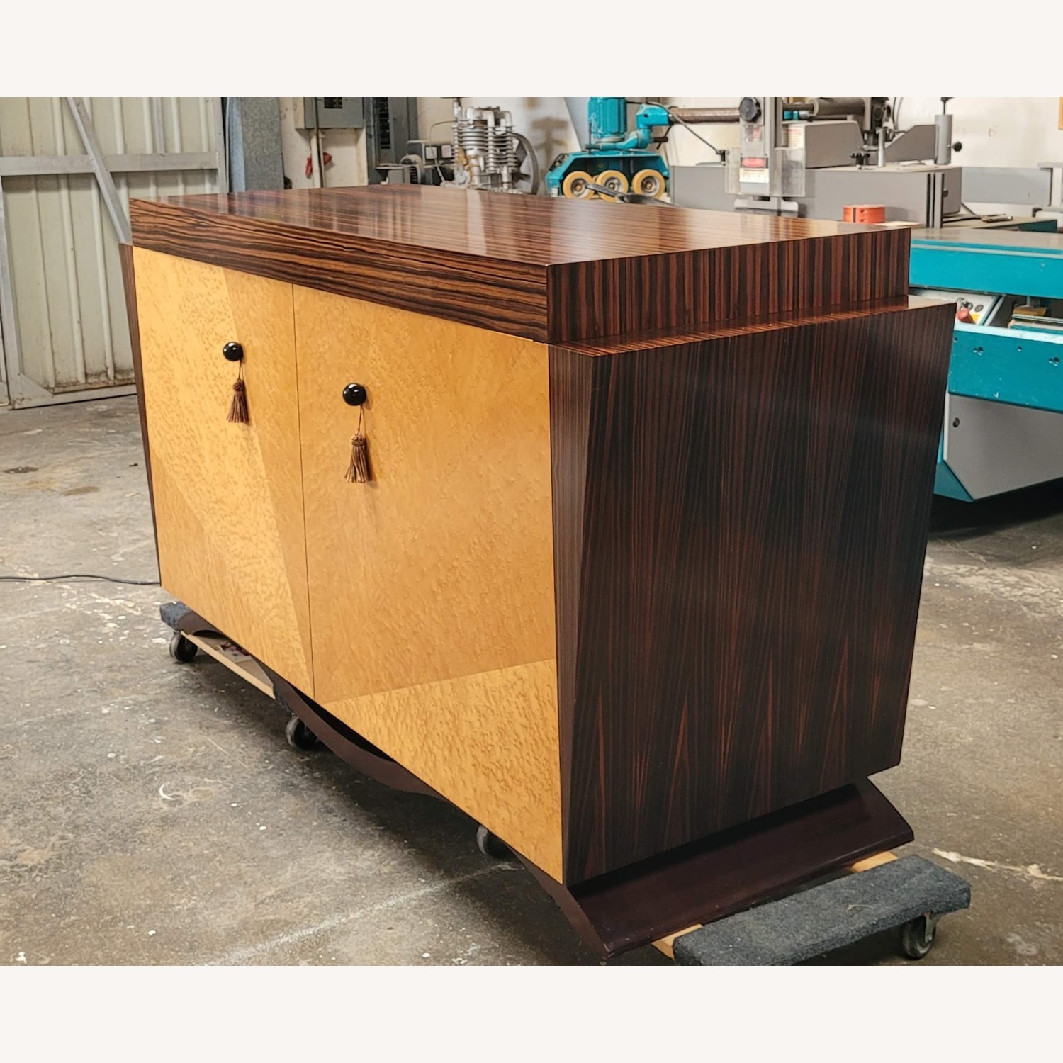 Natural Wood Sideboard - image-2