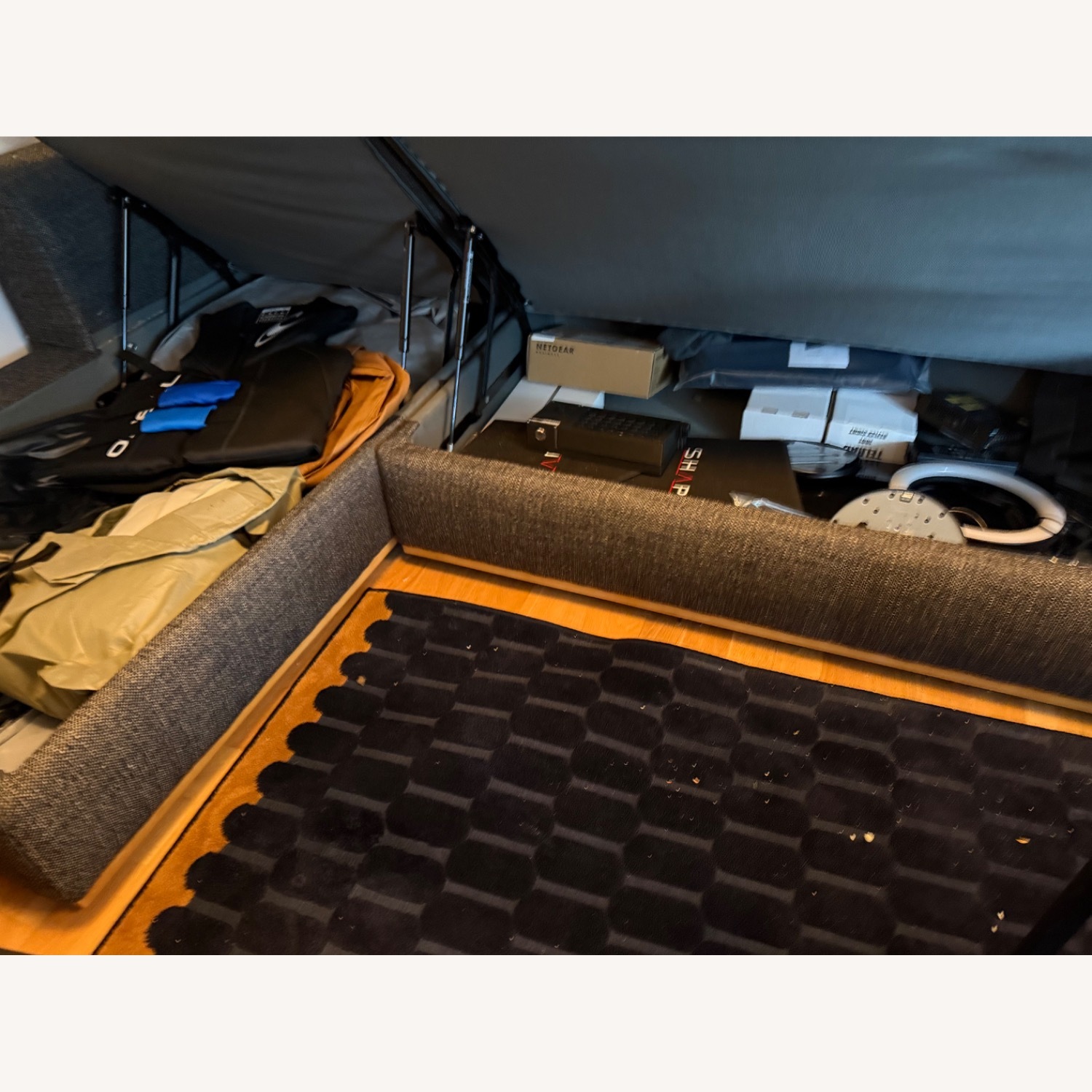 Light Gray Fabric 2 Piece Sectional - image-2