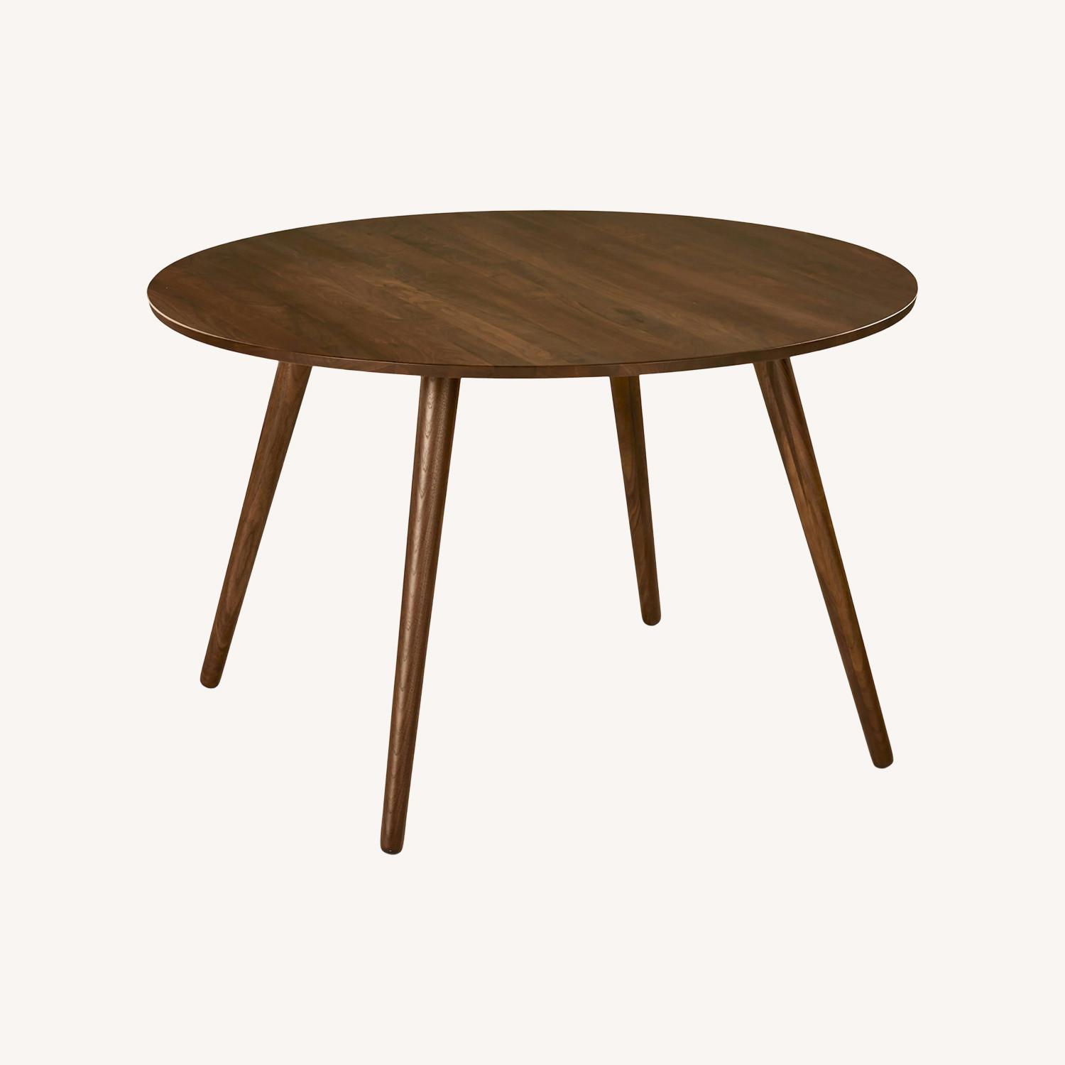 Article Seno 47" Round Dining Table - Walnut - image-0