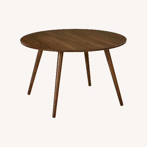 Used Article Seno 47" Round Dining Table - Walnut for sale on AptDeco