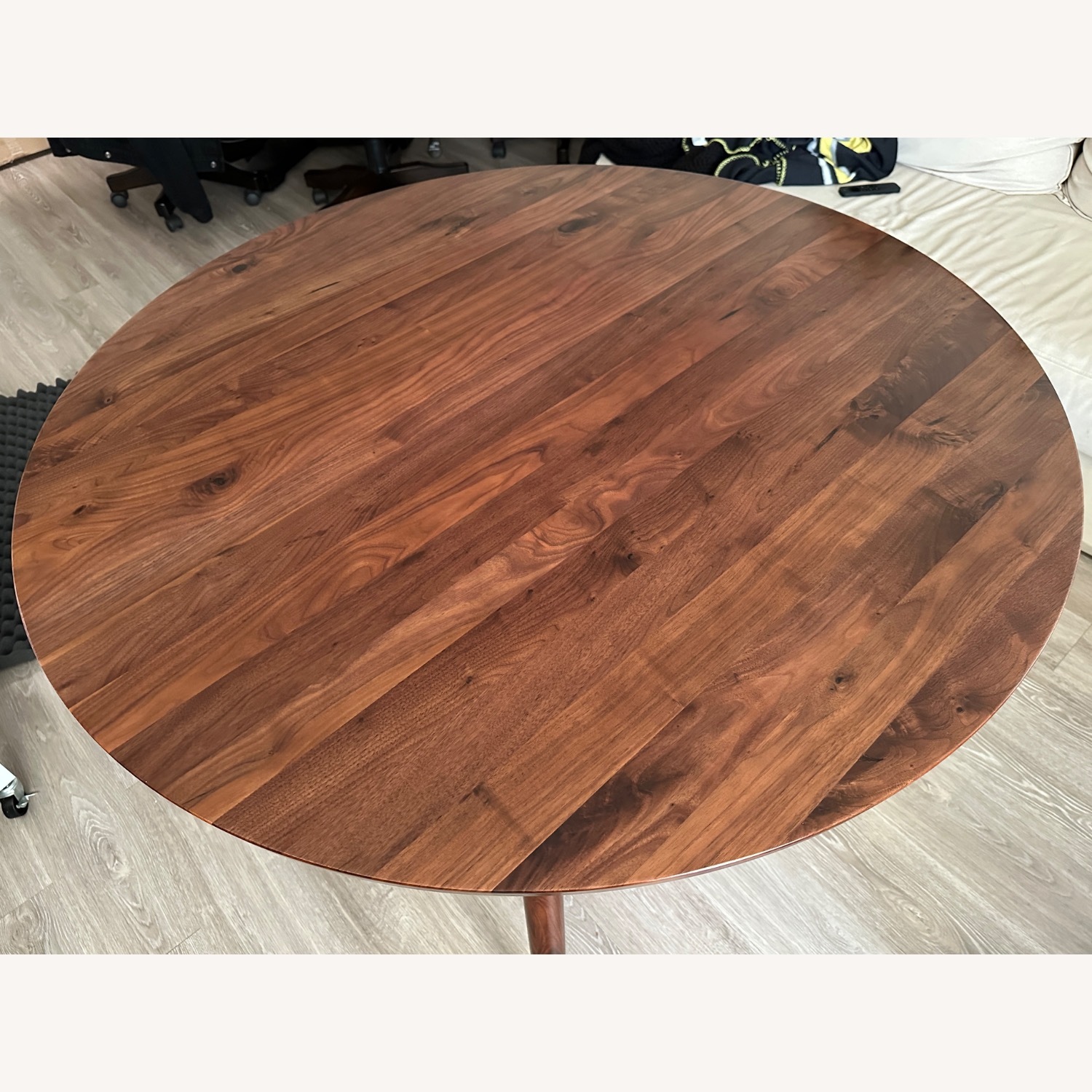 Article Seno 47" Round Dining Table - Walnut - image-2