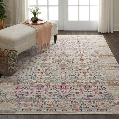 Used Nourison Vintage Kashan Area Rug 8' x 10' for sale on AptDeco