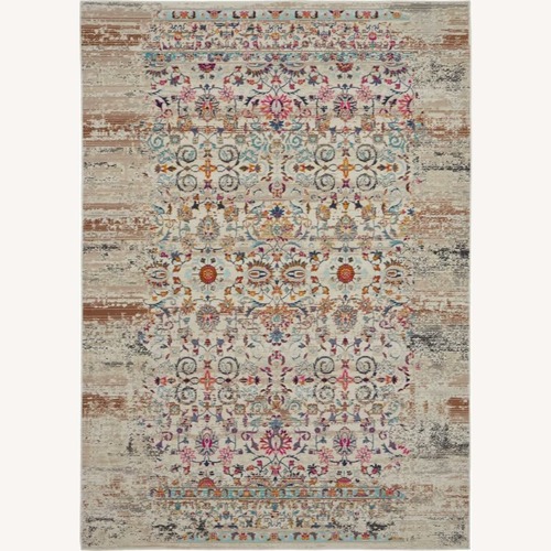 Used Nourison Vintage Kashan Area Rug 8' x 10' for sale on AptDeco