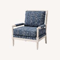 Bassett Blue Fabric Pippa Accent Chairs