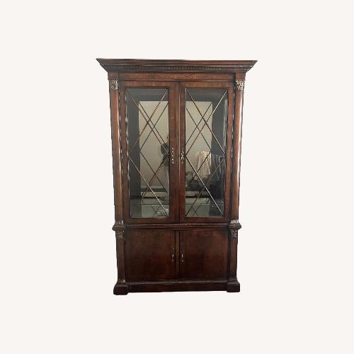 Used Henredon Dark Brown Wood Armoire for sale on AptDeco