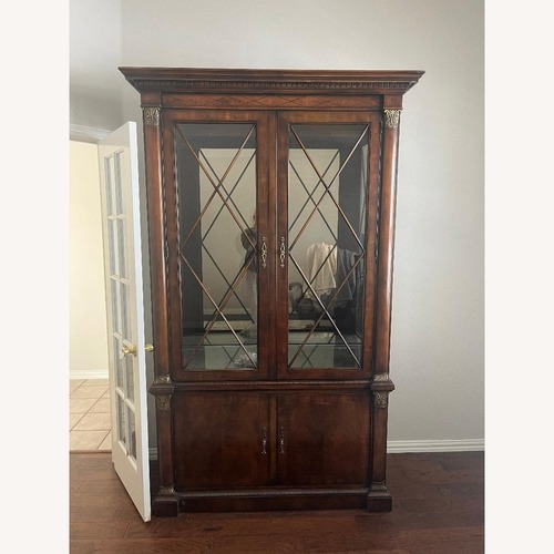 Used Henredon Dark Brown Wood Armoire for sale on AptDeco