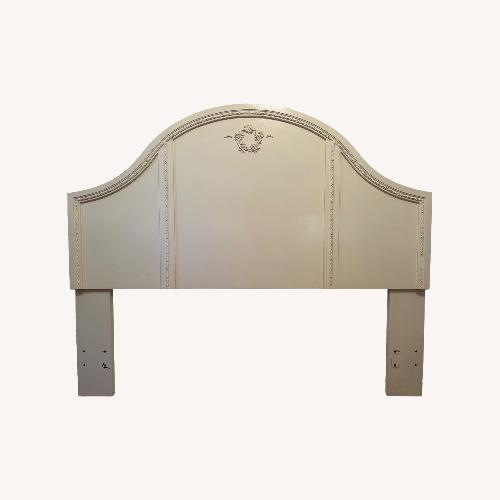 Used Queen French Provincial Headboard – Off-White for sale on AptDeco