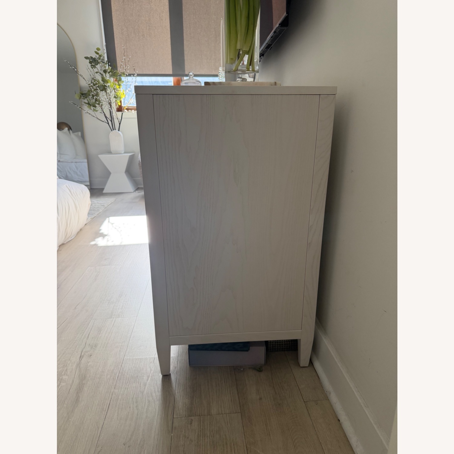 Pottery Barn White Wood Dresser - image-3