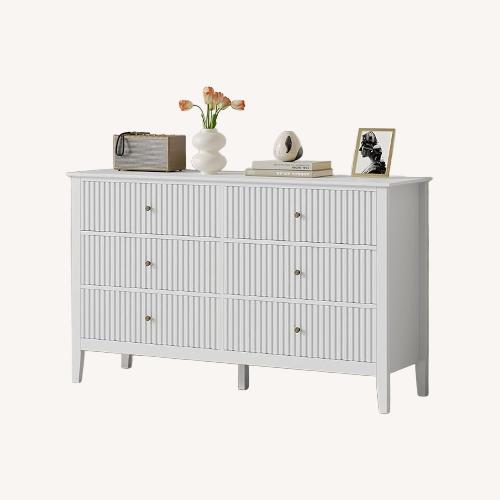 Used Pottery Barn White Wood Dresser for sale on AptDeco