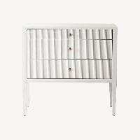 Pottery Barn White Wood Nightstands