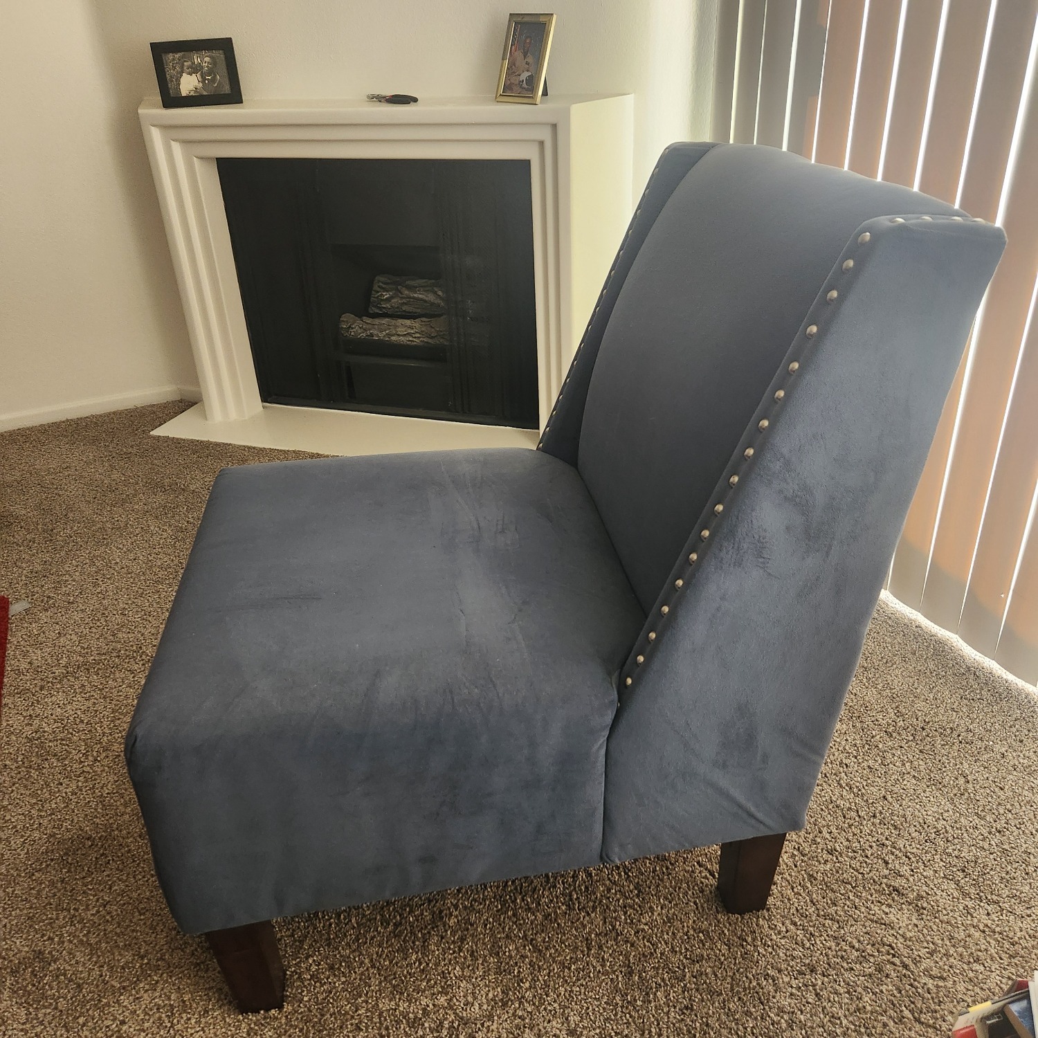 Ashley Furniture Blue Accent Chair - image-3