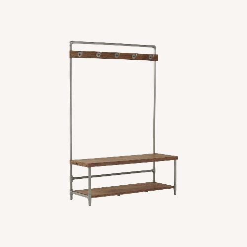 Used West Elm Industrial Hall Tree for sale on AptDeco