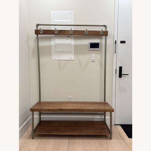 Used West Elm Industrial Hall Tree for sale on AptDeco