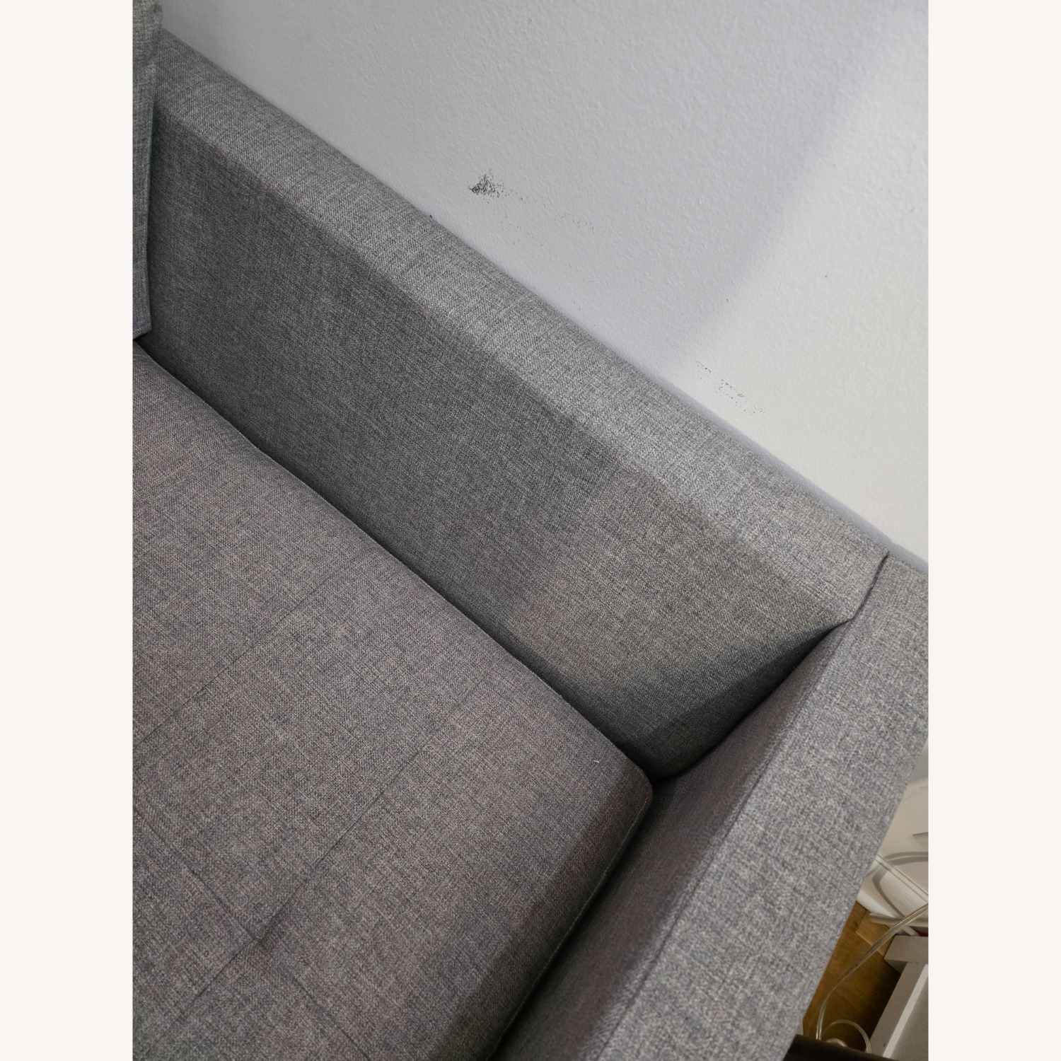 CB2 Light Gray Fabric 3+ Piece Sectional - image-4