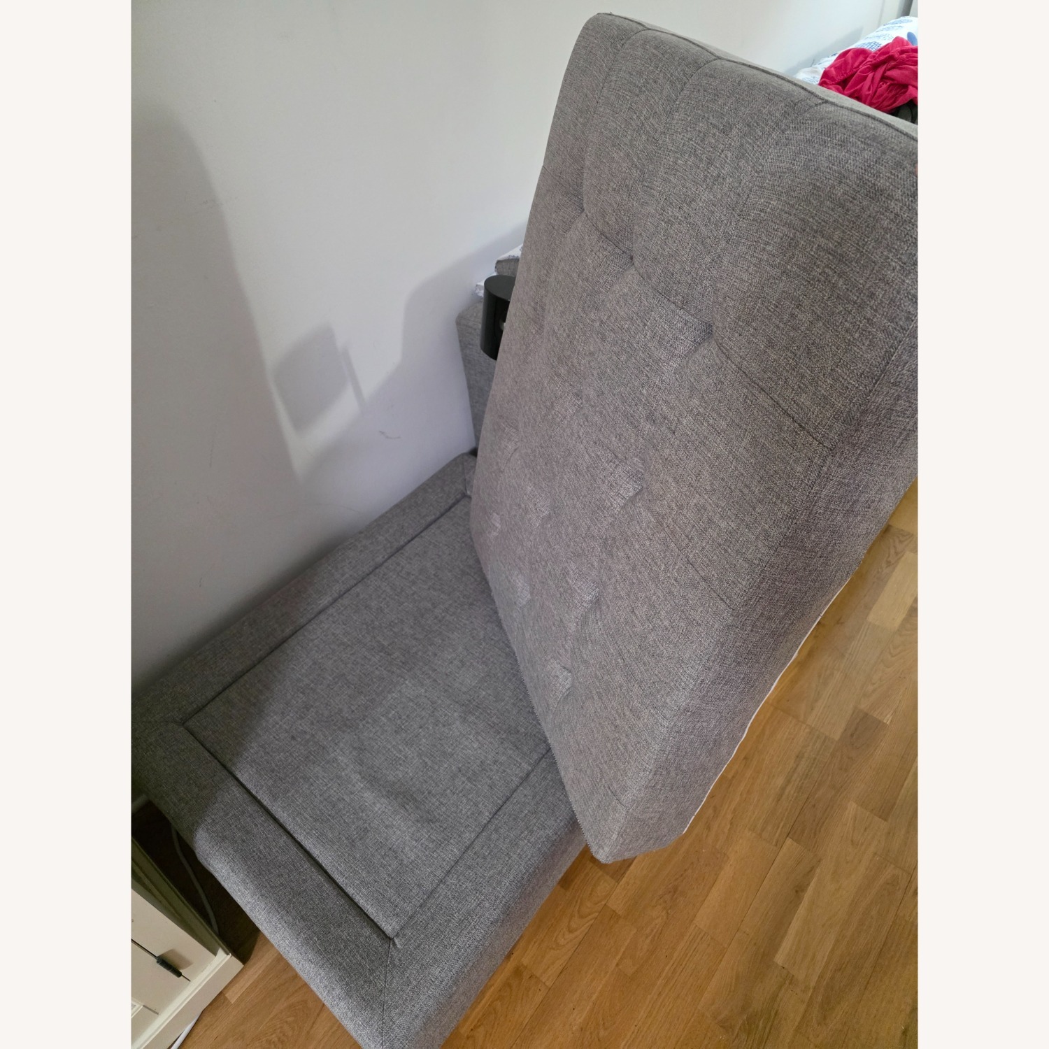 CB2 Light Gray Fabric 3+ Piece Sectional - image-8