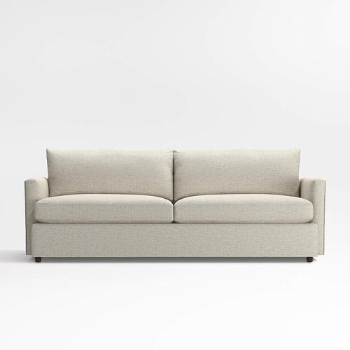 Used Crate & Barrel Lounge 93" Sofa White Loveseat for sale on AptDeco