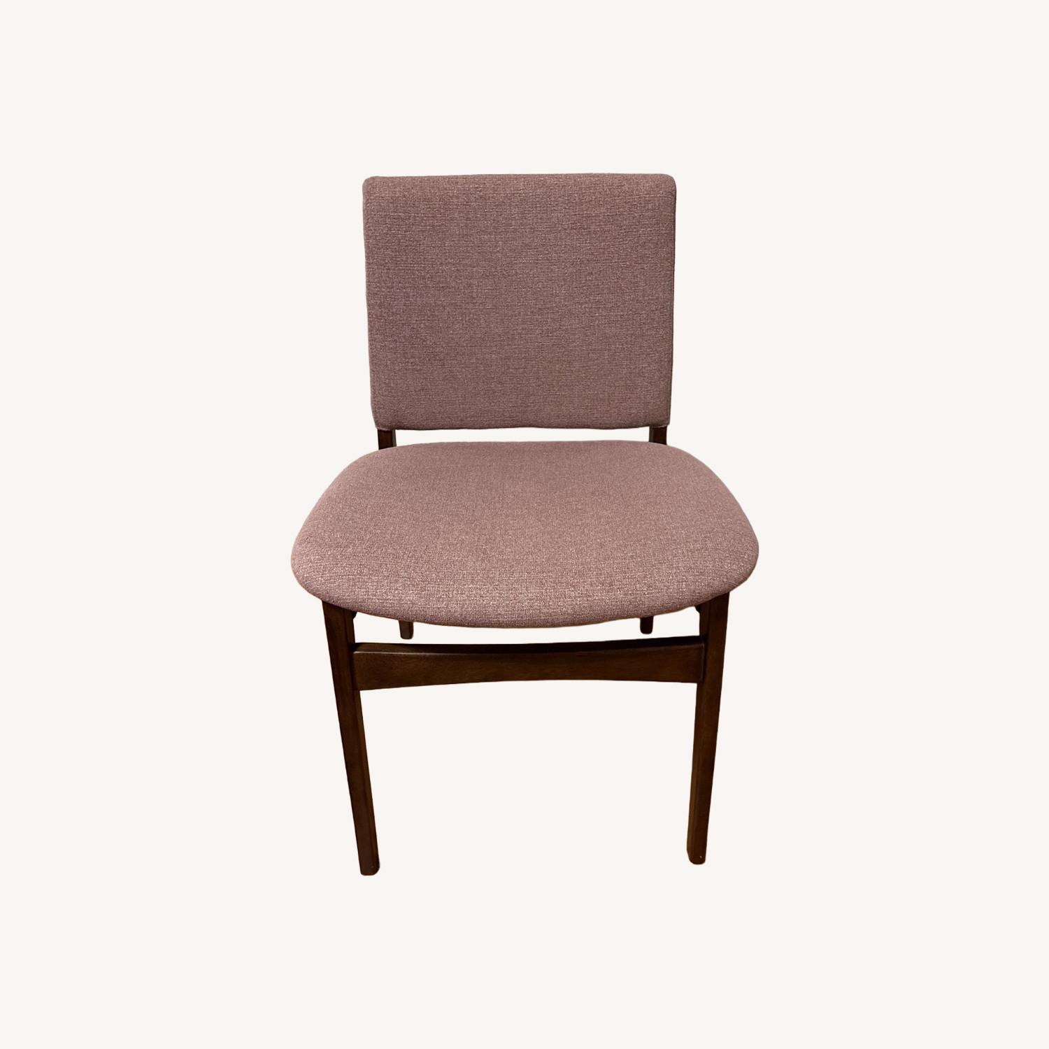 Article Pink Wood Accent Chair - image-0