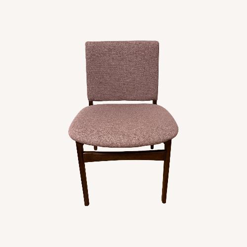 Used Article Pink Wood Accent Chair for sale on AptDeco