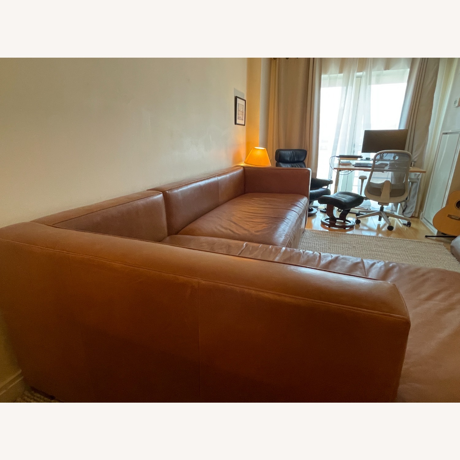 Hickory Chair 2-Piece Leather Sectional - image-6