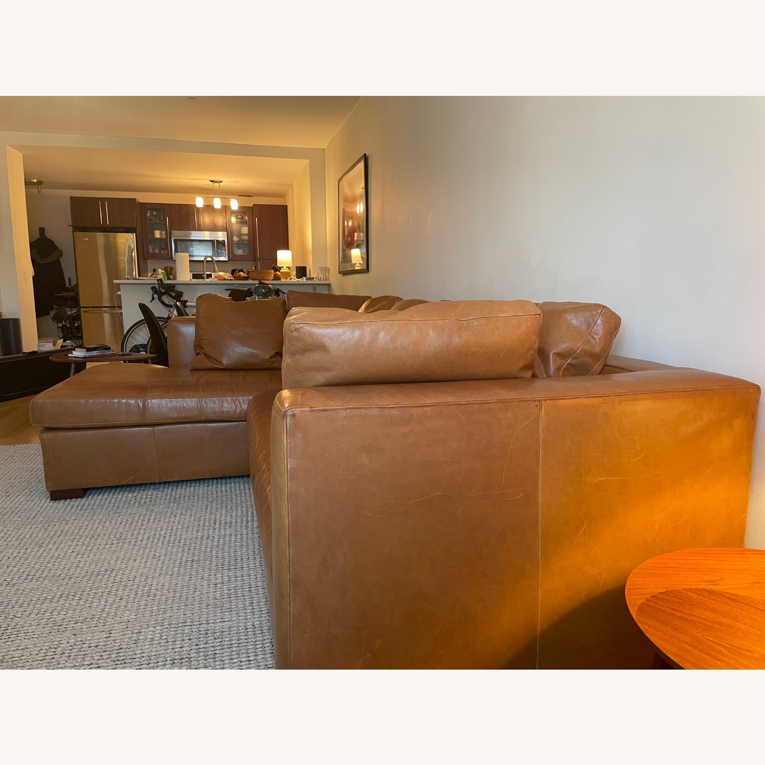 Hickory Chair 2-Piece Leather Sectional - image-8