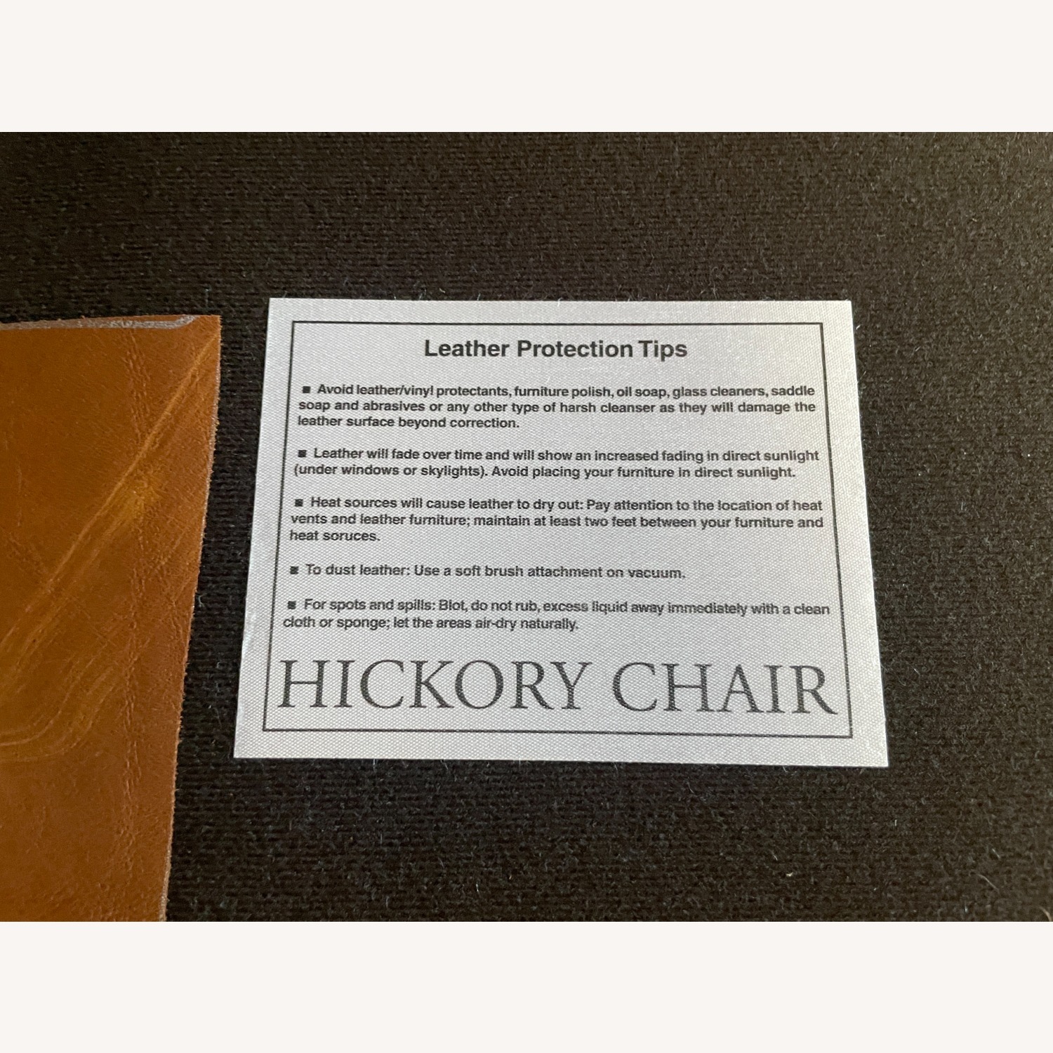 Hickory Chair 2-Piece Leather Sectional - image-11