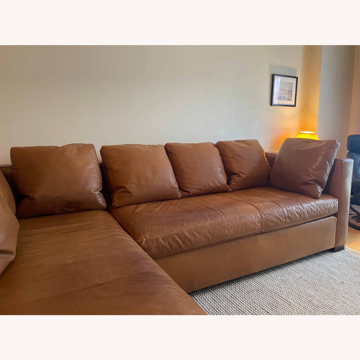 Hickory Chair 2-Piece Leather Sectional - image-4