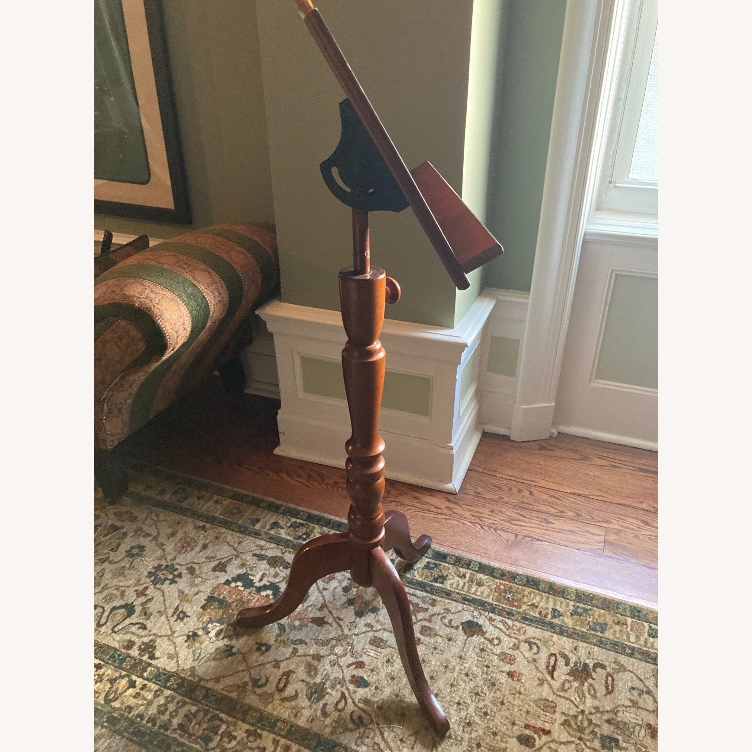 Dark-Brown Wood Music Stand - image-1
