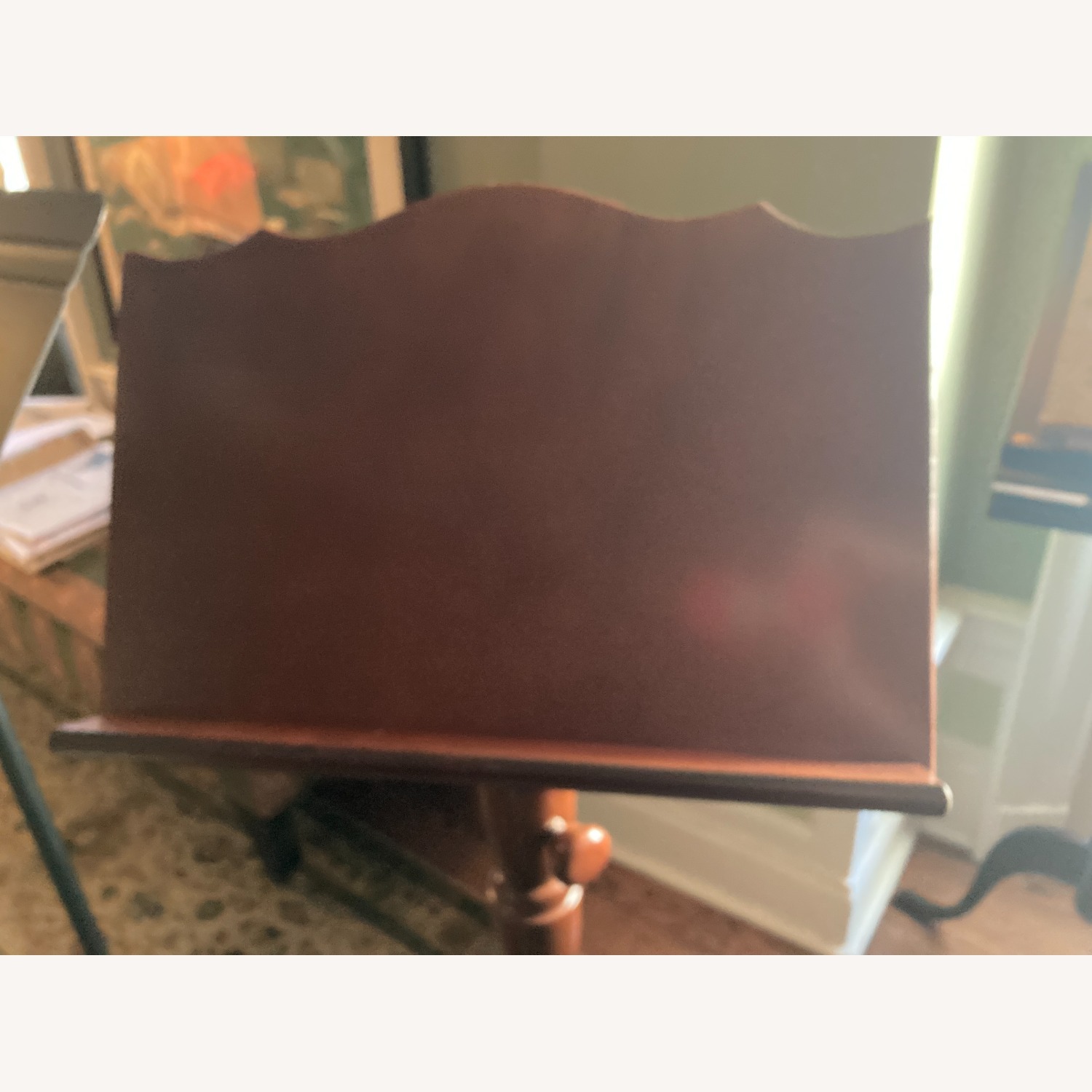 Dark-Brown Wood Music Stand - image-2