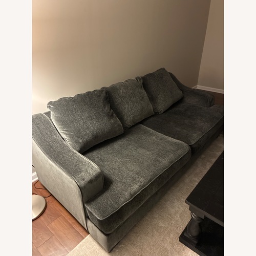 Used Ashley Furniture Light Gray Fabric 3+ Seater Sofa for sale on AptDeco