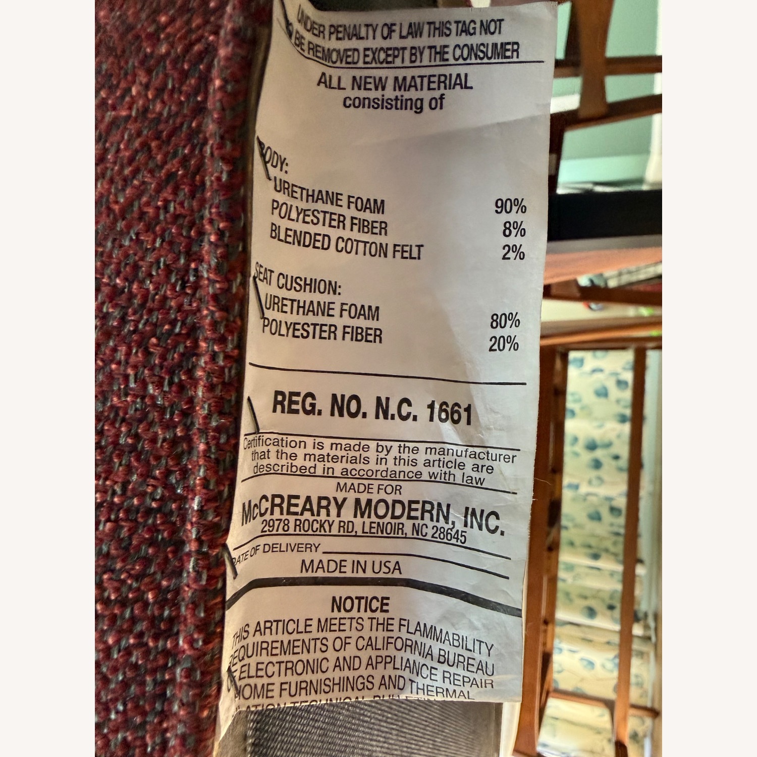 Room & Board Ava Fabric Bench - image-4