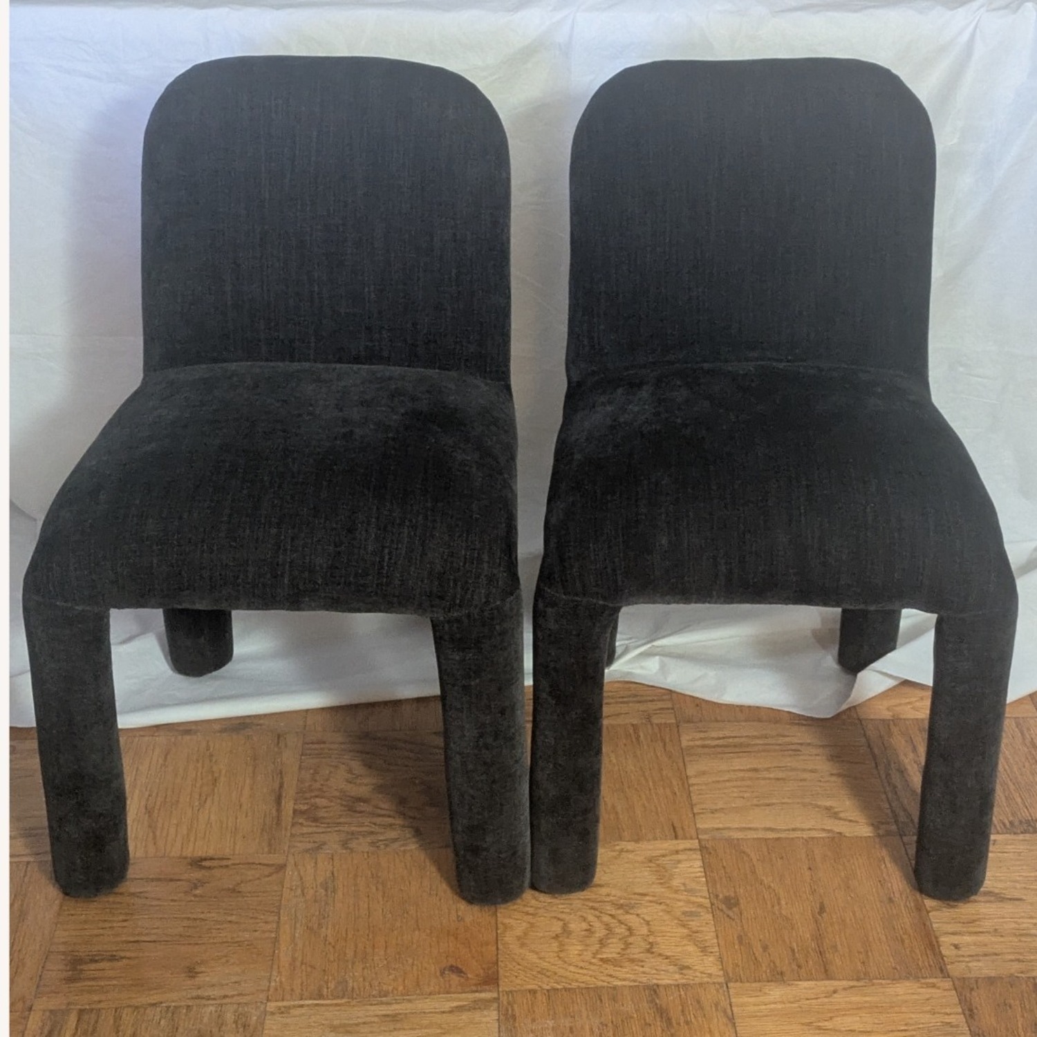 TOV Furniture Georgia Performance Black Fabric Dining Chairs - image-4