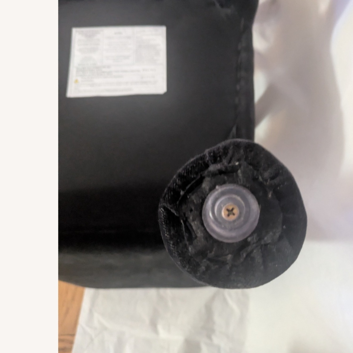 TOV Furniture Georgia Performance Black Fabric Dining Chairs - image-7