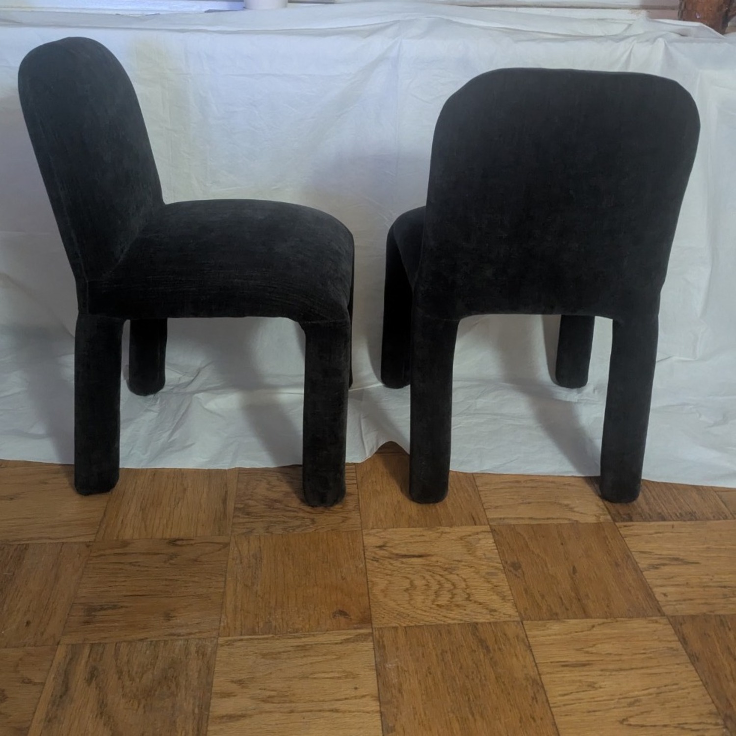 TOV Furniture Georgia Performance Black Fabric Dining Chairs - image-6