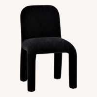 TOV Furniture Georgia Performance Black Fabric Dining Chairs