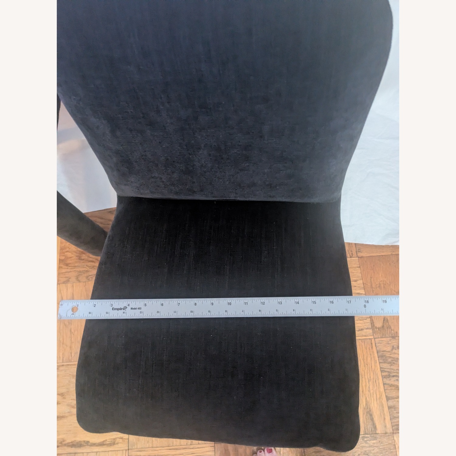 TOV Furniture Georgia Performance Black Fabric Dining Chairs - image-3