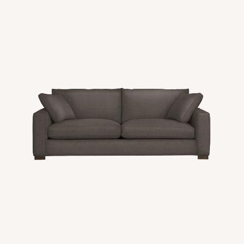 Used Room & Board 88” Charcoal Metro 2 Cushion Sofa for sale on AptDeco