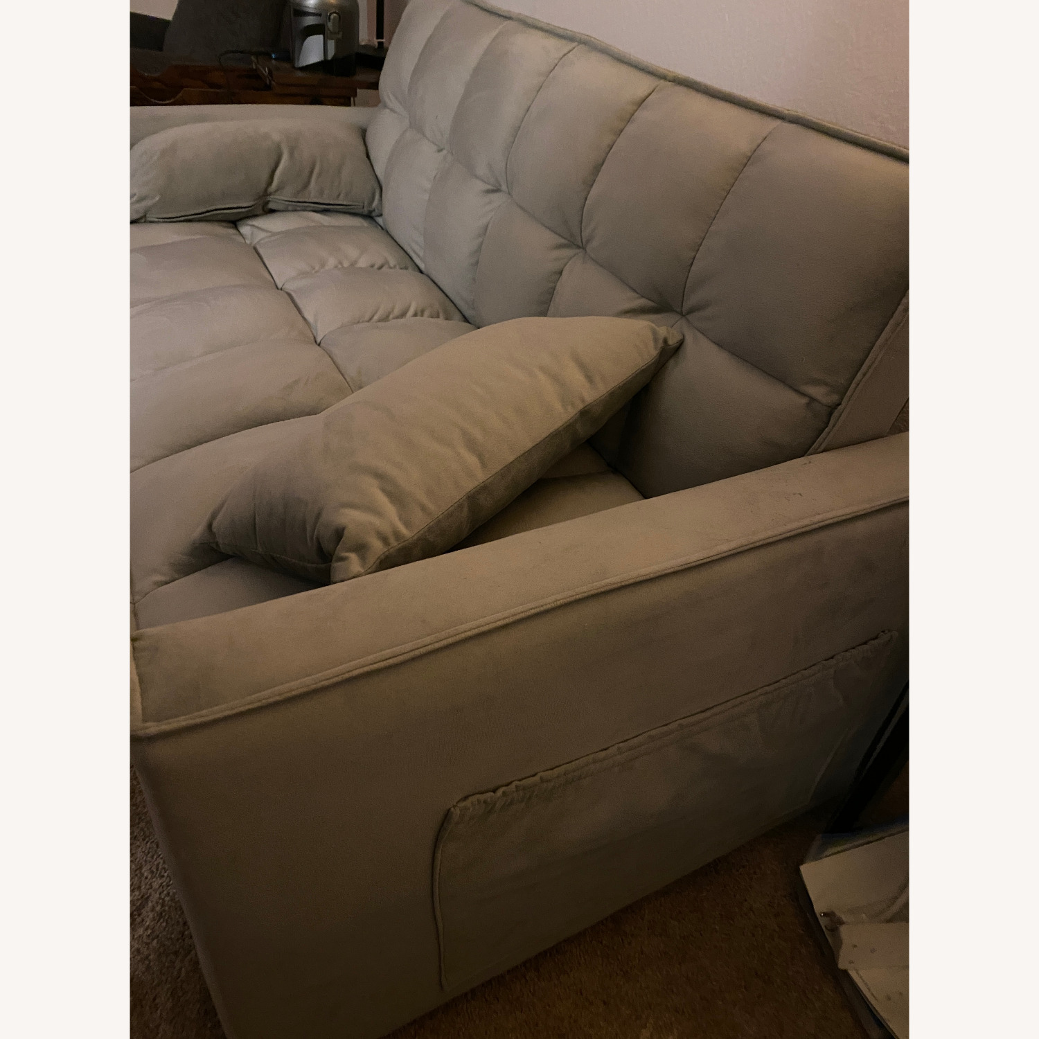 Amazon ERYE 3-in-1 Loveseat Futon Sofa Convertible - image-2