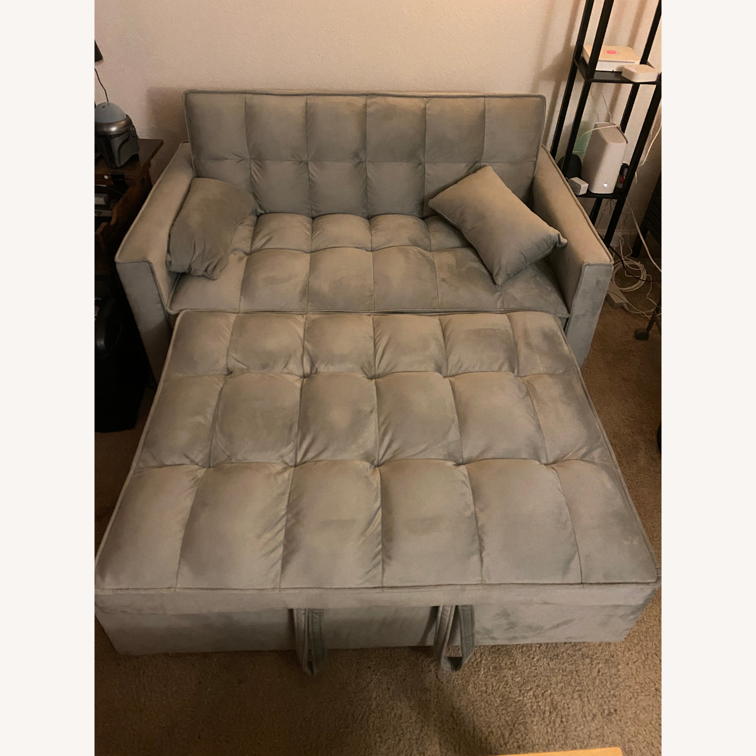 Amazon ERYE 3-in-1 Loveseat Futon Sofa Convertible - image-4