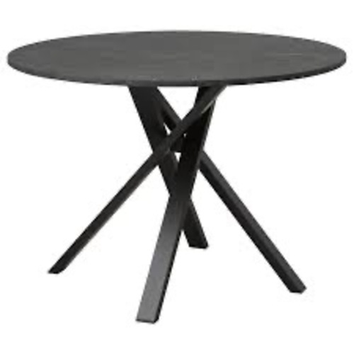 Used IKEA Mariedamm Dark Gray Wood Dining Table for sale on AptDeco