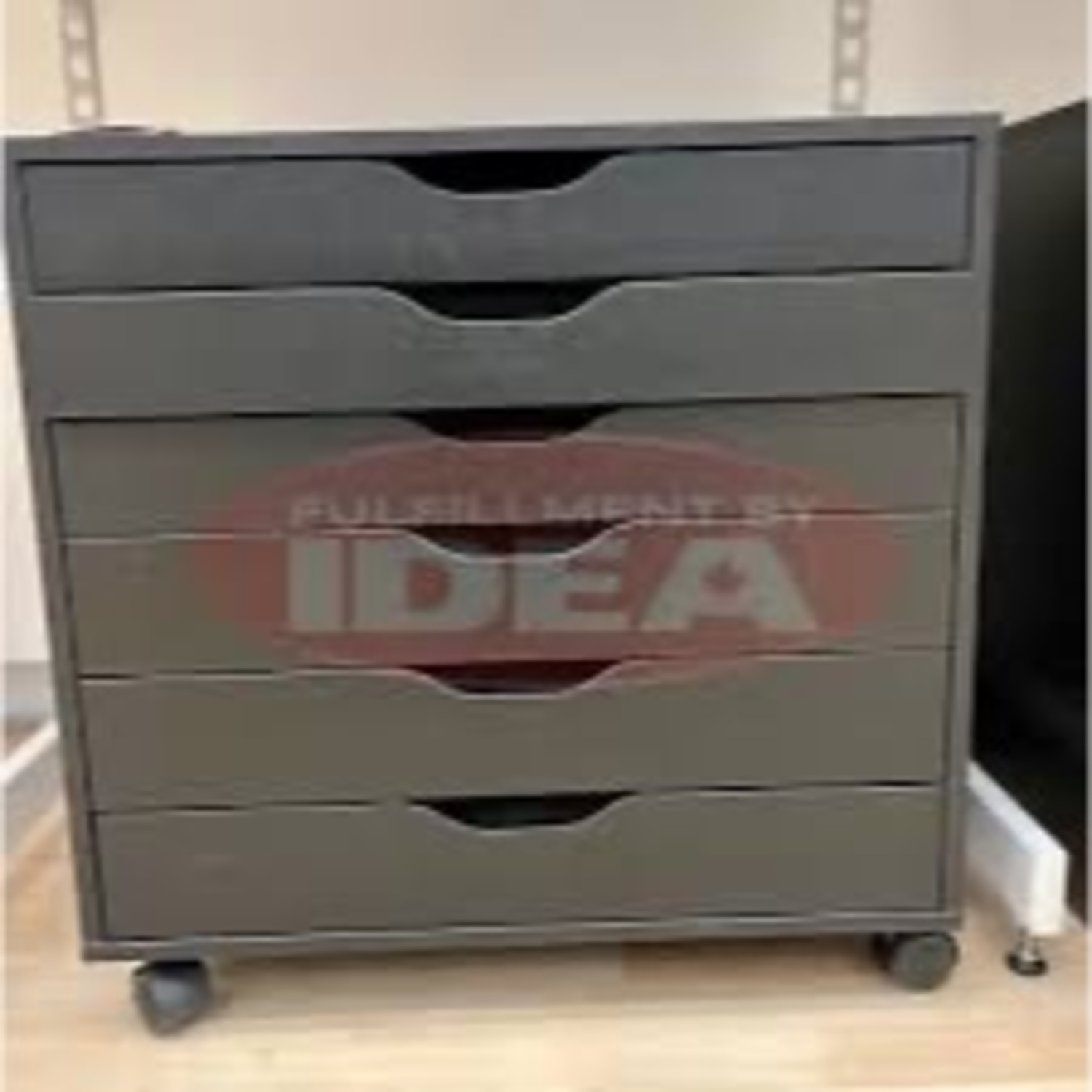IKEA Alex Black Wood Sideboard - image-2