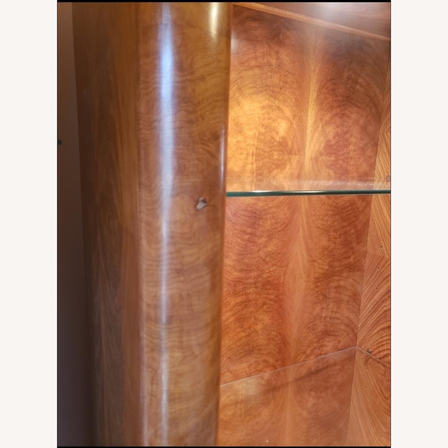 Henredon Light Brown Burlwood Etageres  - image-5