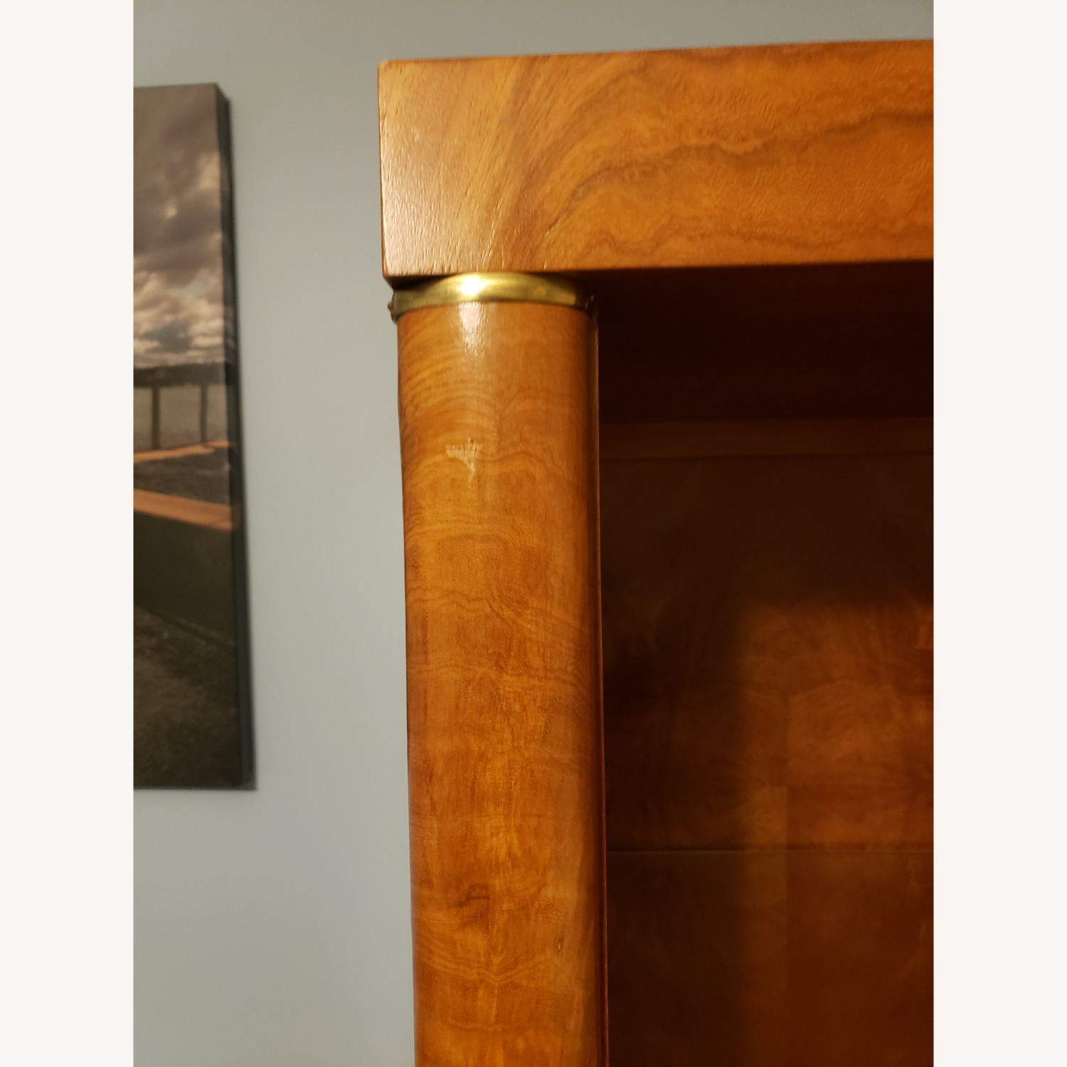 Henredon Light Brown Burlwood Etageres  - image-8