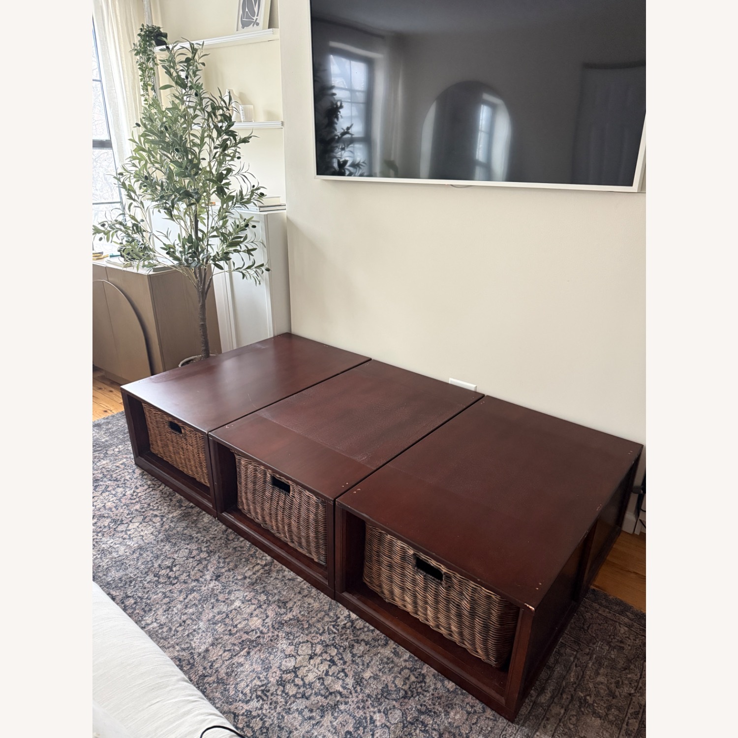 Pottery Barn Stratton Dark Brown Wood Daybed - image-2