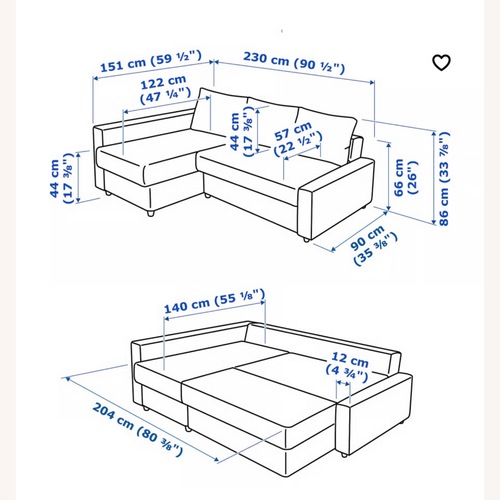 Used IKEA Friheten Sleeper Sofa for sale on AptDeco