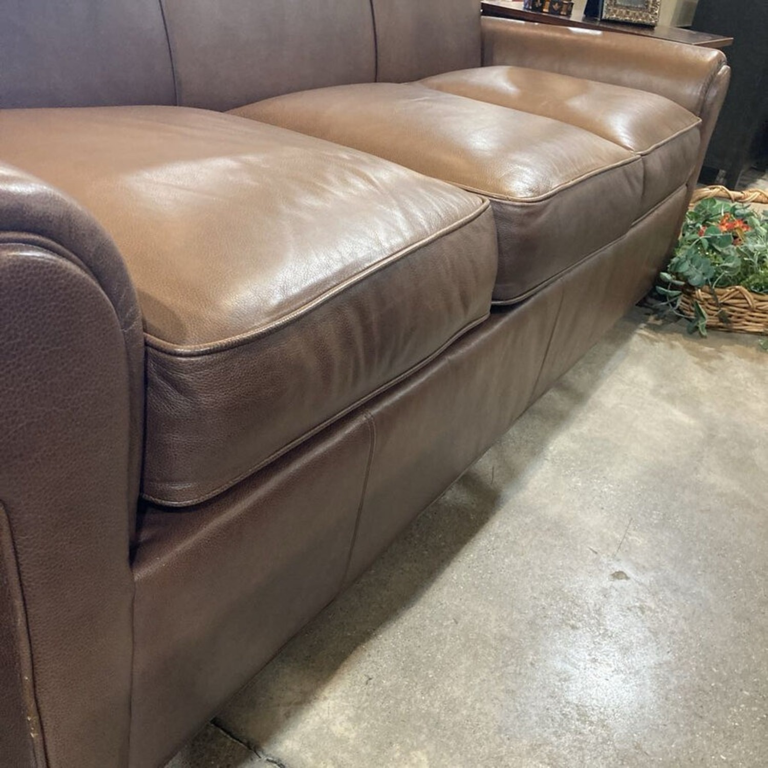 Walter E. Smithe Portland Leather 3-Seat Sofa - image-6