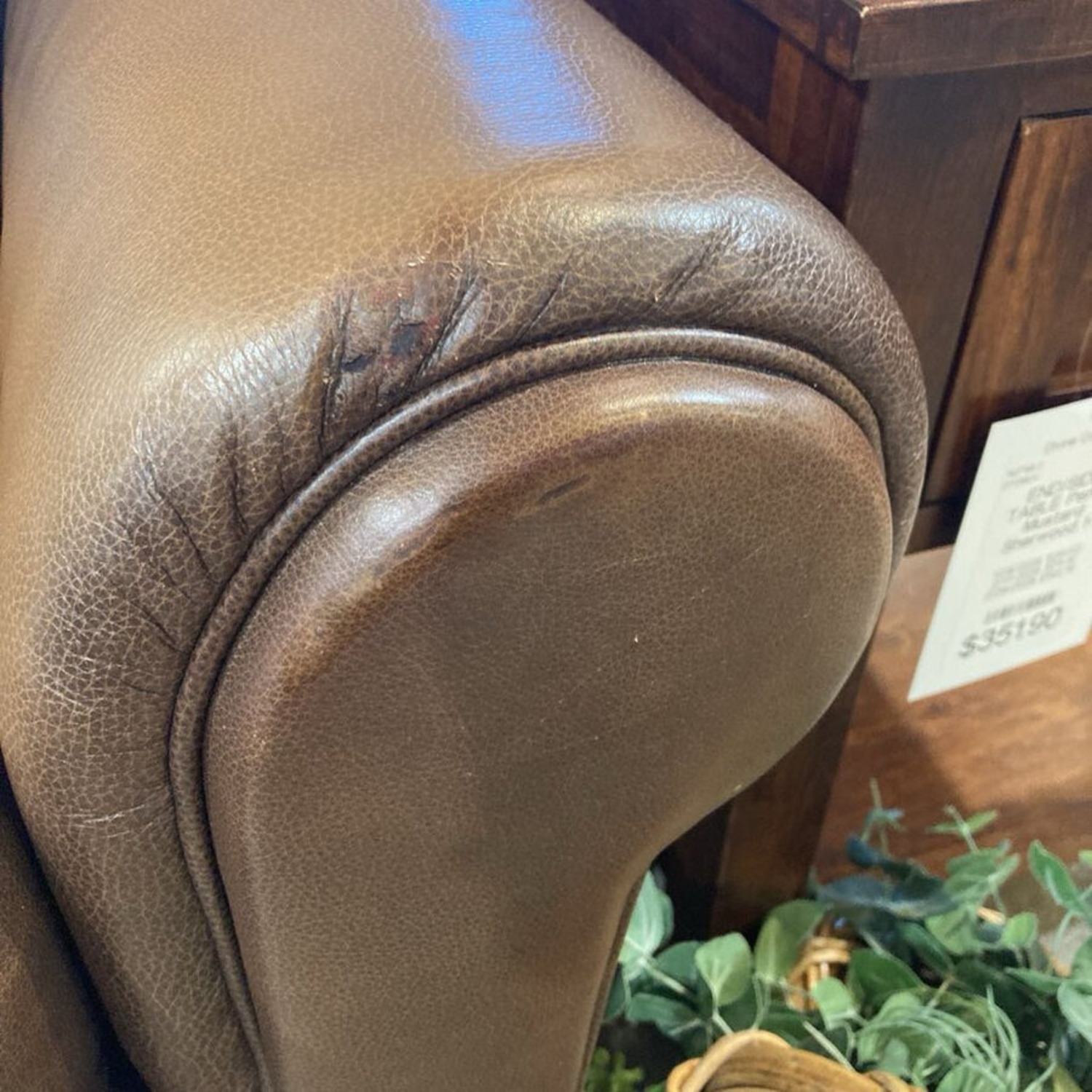 Walter E. Smithe Portland Leather 3-Seat Sofa - image-12