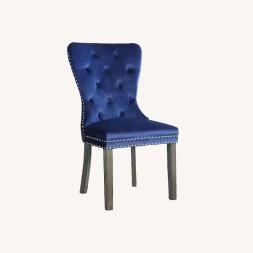 Used Blue Fabric Accent Chairs for sale on AptDeco