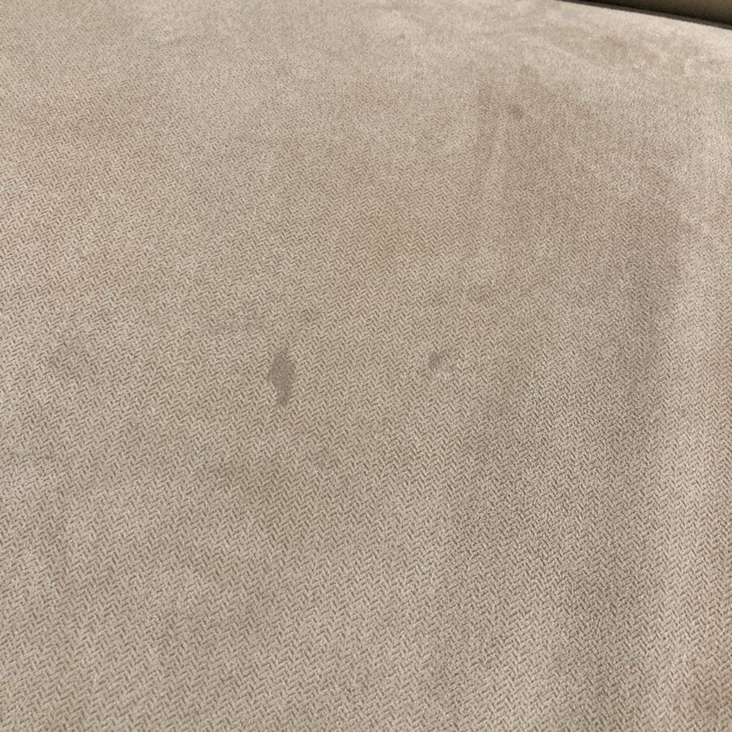 Room & Board Armless Microfiber Sofa Sand - image-8