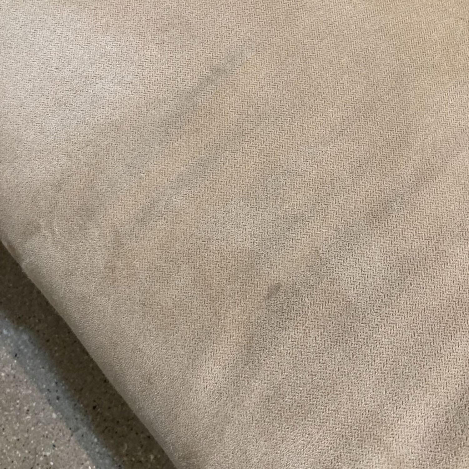 Room & Board Armless Microfiber Sofa Sand - image-9